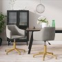 2pcs Light Gray Velvet Swivel Dining Chairs by vidaXL, dining chairs - Ref: Foro24-331276, Price: 138,73 €, Discount: %