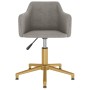 2pcs Light Gray Velvet Swivel Dining Chairs by vidaXL, dining chairs - Ref: Foro24-331276, Price: 138,73 €, Discount: %