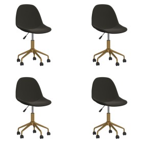 Swivel dining chairs 4 units dark gray velvet by vidaXL, dining chairs - Ref: Foro24-3086095, Price: 199,09 €, Discount: %