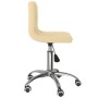 Swivel dining chairs 4 units cream velvet by vidaXL, dining chairs - Ref: Foro24-3086393, Price: 176,99 €, Discount: %