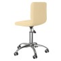 Swivel dining chairs 4 units cream velvet by vidaXL, dining chairs - Ref: Foro24-3086393, Price: 176,99 €, Discount: %