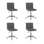 Swivel dining chairs 4 units dark gray velvet by vidaXL, dining chairs - Ref: Foro24-3086461, Price: 192,09 €, Discount: %