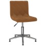 Swivel dining chairs 2 units brown velvet by vidaXL, dining chairs - Ref: Foro24-333795, Price: 97,15 €, Discount: %