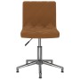 Swivel dining chairs 2 units brown velvet by vidaXL, dining chairs - Ref: Foro24-333795, Price: 97,15 €, Discount: %