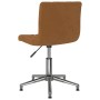 Swivel dining chairs 2 units brown velvet by vidaXL, dining chairs - Ref: Foro24-333795, Price: 97,15 €, Discount: %