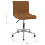 Swivel dining chairs 4 units brown velvet by vidaXL, dining chairs - Ref: Foro24-3086524, Price: 186,70 €, Discount: %