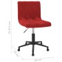 4pcs Red Wine Red Velvet Swivel Dining Chairs by vidaXL, dining chairs - Ref: Foro24-3086565, Price: 182,99 €, Discount: %