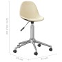 Swivel dining chairs 4 units cream fabric by vidaXL, dining chairs - Ref: Foro24-3086054, Price: 169,21 €, Discount: %