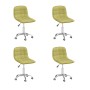 Swivel dining chairs 4 units green fabric by vidaXL, dining chairs - Ref: Foro24-3086723, Price: 164,00 €, Discount: %