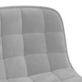 Swivel dining chairs 4 units light gray velvet by vidaXL, dining chairs - Ref: Foro24-3086814, Price: 172,63 €, Discount: %