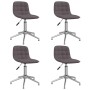 Swivel dining chairs 4 units taupe fabric by vidaXL, dining chairs - Ref: Foro24-3086790, Price: 177,53 €, Discount: %