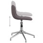 Swivel dining chairs 4 units taupe fabric by vidaXL, dining chairs - Ref: Foro24-3086790, Price: 177,53 €, Discount: %