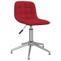 Drehbare Esszimmerstühle 4 Einheiten rot roter Stoff von vidaXL, Essstühle - Ref: Foro24-3086789, Preis: 177,52 €, Rabatt: %