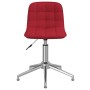 Drehbare Esszimmerstühle 4 Einheiten rot roter Stoff von vidaXL, Essstühle - Ref: Foro24-3086789, Preis: 177,52 €, Rabatt: %