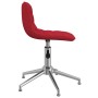 Swivel dining chairs 4 units red red fabric by vidaXL, dining chairs - Ref: Foro24-3086789, Price: 177,52 €, Discount: %