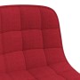 Drehbare Esszimmerstühle 4 Einheiten rot roter Stoff von vidaXL, Essstühle - Ref: Foro24-3086789, Preis: 177,52 €, Rabatt: %