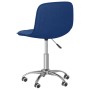 Swivel dining chairs 4 units blue fabric by vidaXL, dining chairs - Ref: Foro24-3086722, Price: 164,00 €, Discount: %