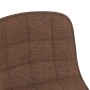 Swivel dining chairs 4 units brown fabric by vidaXL, dining chairs - Ref: Foro24-3086847, Price: 174,99 €, Discount: %