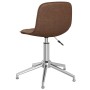 Swivel dining chairs 4 units brown fabric by vidaXL, dining chairs - Ref: Foro24-3086784, Price: 174,99 €, Discount: %