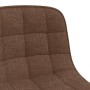 Swivel dining chairs 4 units brown fabric by vidaXL, dining chairs - Ref: Foro24-3086784, Price: 174,99 €, Discount: %