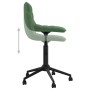 Swivel dining chairs 4 units dark green velvet by vidaXL, dining chairs - Ref: Foro24-3086880, Price: 175,93 €, Discount: %