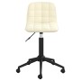 Swivel dining chairs 4 units cream velvet by vidaXL, dining chairs - Ref: Foro24-3086876, Price: 172,99 €, Discount: %