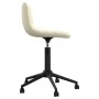 Swivel dining chairs 4 units cream velvet by vidaXL, dining chairs - Ref: Foro24-3086876, Price: 172,99 €, Discount: %