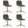 Swivel dining chairs 4 units dark gray velvet by vidaXL, dining chairs - Ref: Foro24-3087399, Price: 196,87 €, Discount: %