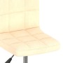 Cream Velvet Swivel Dining Chair by vidaXL, dining chairs - Ref: Foro24-3087502, Price: 87,05 €, Discount: %