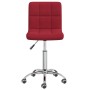 Drehbare Esszimmerstühle 4 Einheiten rot roter Stoff von vidaXL, Essstühle - Ref: Foro24-3087519, Preis: 181,73 €, Rabatt: %