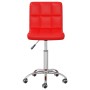 Silla de comedor giratoria de cuero sintética roja de vidaXL, Sillas de comedor - Ref: Foro24-3087563, Precio: 79,86 €, Descu...