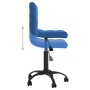 Sillas de comedor giratorias 4 uds terciopelo azul de vidaXL, Sillas de comedor - Ref: Foro24-3087578, Precio: 184,72 €, Desc...