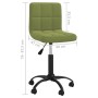 4pcs Light Green Velvet Swivel Dining Chairs by vidaXL, dining chairs - Ref: Foro24-3087576, Price: 187,19 €, Discount: %