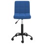 Swivel dining chairs 6 pcs blue velvet by vidaXL, dining chairs - Ref: Foro24-3087589, Price: 288,99 €, Discount: %