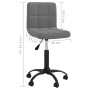 Swivel dining chairs 6 units dark gray velvet by vidaXL, dining chairs - Ref: Foro24-3087586, Price: 276,03 €, Discount: %