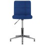 Sillas de comedor giratorias 4 unidades tela azul de vidaXL, Sillas de comedor - Ref: Foro24-3087608, Precio: 186,36 €, Descu...