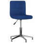 Sillas de comedor giratorias 4 unidades tela azul de vidaXL, Sillas de comedor - Ref: Foro24-3087608, Precio: 186,36 €, Descu...