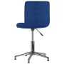 Sillas de comedor giratorias 4 unidades tela azul de vidaXL, Sillas de comedor - Ref: Foro24-3087608, Precio: 186,36 €, Descu...