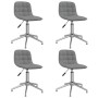 Swivel dining chairs 4 units in light gray fabric by vidaXL, dining chairs - Ref: Foro24-3086781, Price: 177,99 €, Discount: %