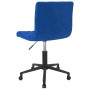 Sillas de comedor giratorias 4 uds terciopelo azul de vidaXL, Sillas de comedor - Ref: Foro24-3086563, Precio: 191,43 €, Desc...