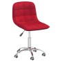 Drehbare Esszimmerstühle 4 Einheiten rot roter Stoff von vidaXL, Essstühle - Ref: Foro24-3086726, Preis: 171,80 €, Rabatt: %