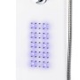 Shower panel column white aluminum 20x44x130 cm by vidaXL, Jet nozzles for bathtubs and showers - Ref: Foro24-142995, Price: ...