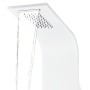 Shower panel column white aluminum 20x44x130 cm by vidaXL, Jet nozzles for bathtubs and showers - Ref: Foro24-142995, Price: ...