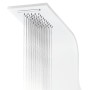 Shower panel column white aluminum 20x44x130 cm by vidaXL, Jet nozzles for bathtubs and showers - Ref: Foro24-142995, Price: ...