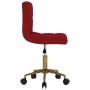 Swivel dining chairs 4 units red velvet by vidaXL, dining chairs - Ref: Foro24-3087799, Price: 204,99 €, Discount: %