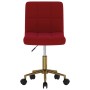 Swivel dining chairs 4 units red velvet by vidaXL, dining chairs - Ref: Foro24-3087799, Price: 204,99 €, Discount: %