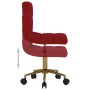 Swivel dining chairs 4 units red velvet by vidaXL, dining chairs - Ref: Foro24-3087799, Price: 204,99 €, Discount: %