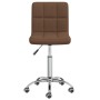 Swivel dining chairs 4 units brown fabric by vidaXL, dining chairs - Ref: Foro24-3087514, Price: 171,89 €, Discount: %