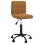 Swivel dining chairs 4 pcs brown velvet by vidaXL, dining chairs - Ref: Foro24-3087572, Price: 187,19 €, Discount: %