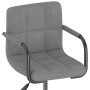 4pcs Light Gray Velvet Swivel Dining Chairs by vidaXL, dining chairs - Ref: Foro24-3088198, Price: 237,99 €, Discount: %